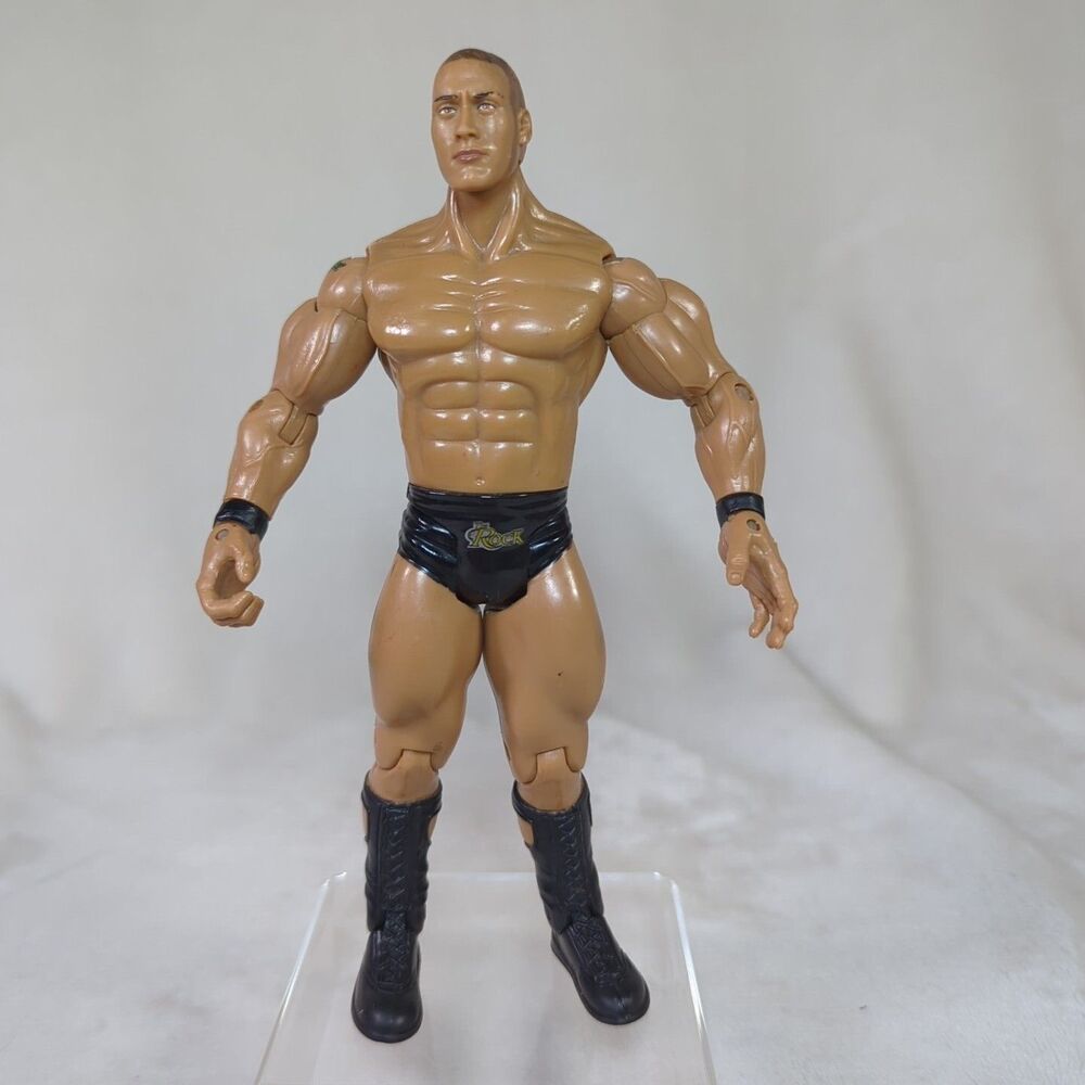 WWE The Rock Classic Superstars Champions Series 2 Wrestling Figure Jakks 2005